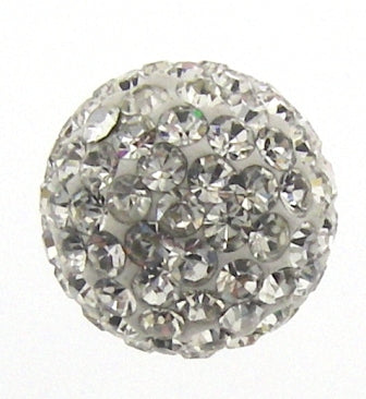 White Disco Pendant - M