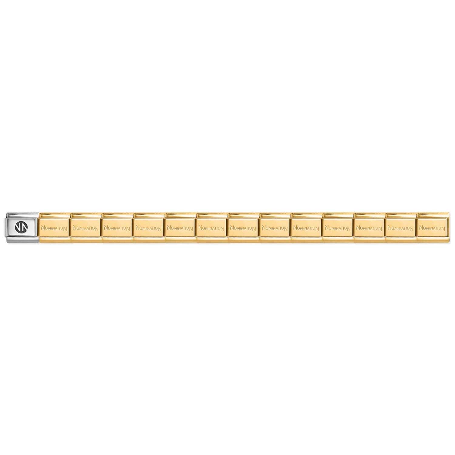 Nomination Classic Yellow Gold Stainless Steel Base Bracelet - 18 Composable Links