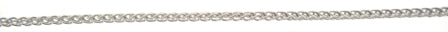 18ct White Gold Spiga 18" Chain