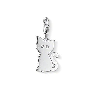 Thomas Sabo Sterling Silver Cat Charm