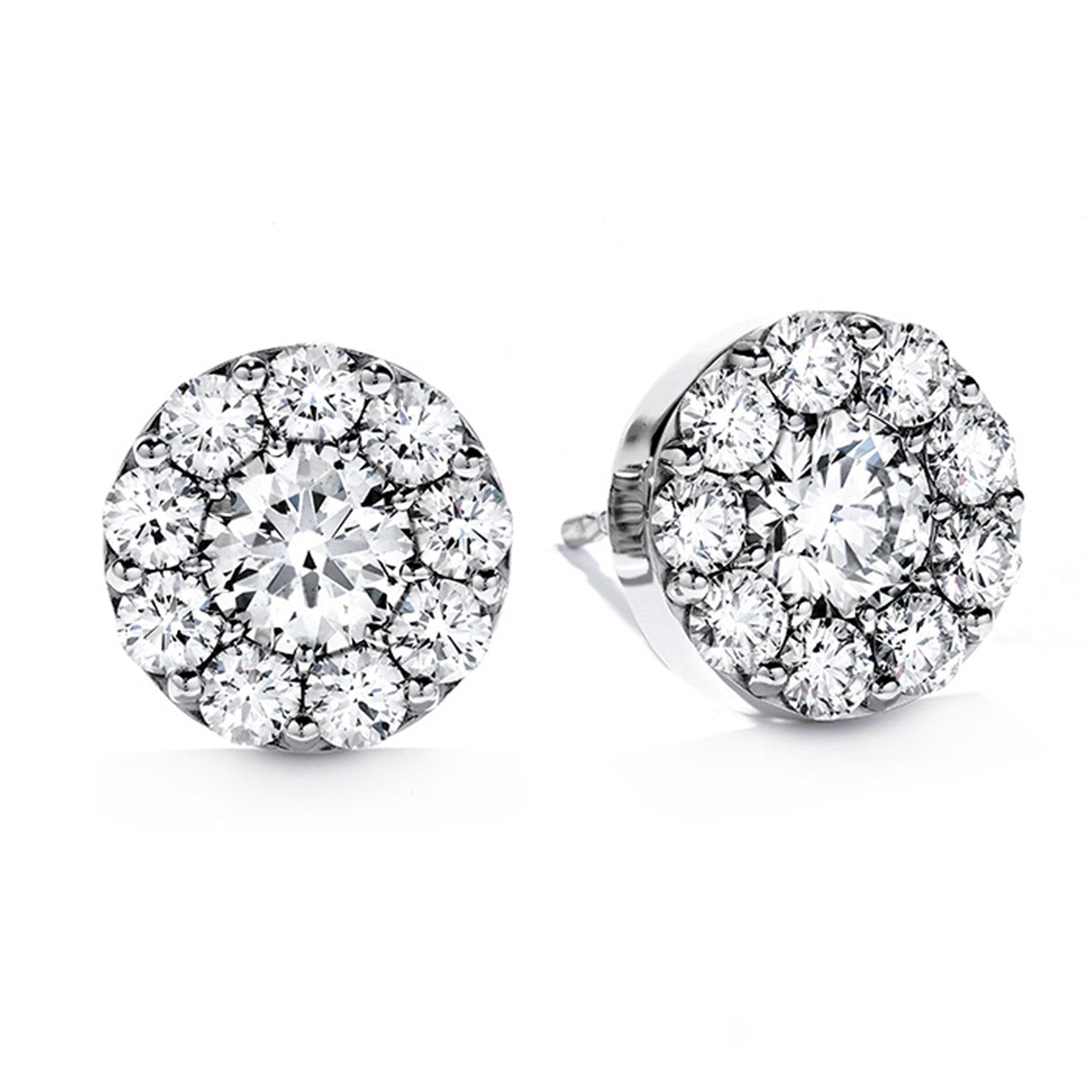 Hearts On Fire 18ct White Gold 0.55ct Fulfillment Stud Earrings