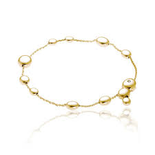 Chimento Armillas Acqua 18ct Yellow Gold Bracelet 0.01ct