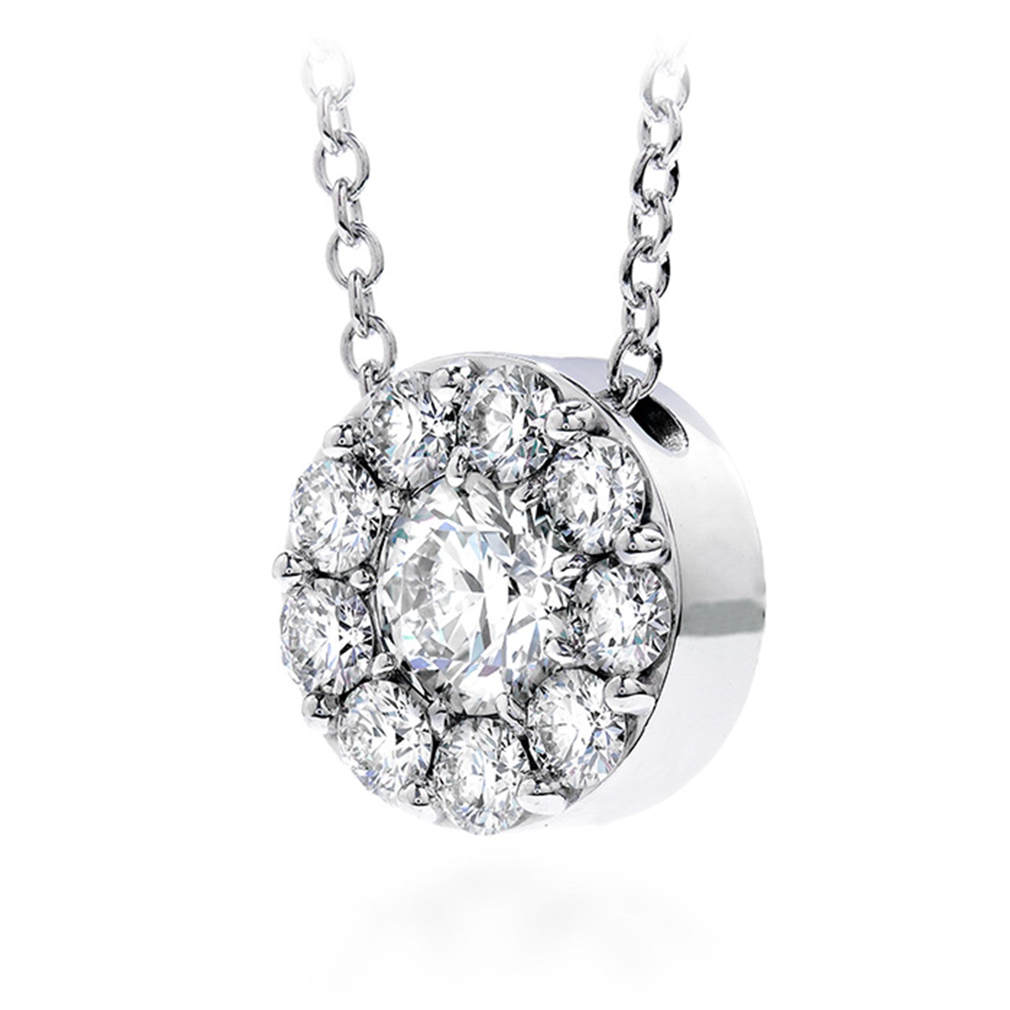 Hearts On Fire 18ct White Gold 1.00ct Fulfillment Pendant Necklace