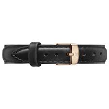 Daniel Wellington Classy Sheffield 13mm Leather Watch Strap Rose Gold Plated