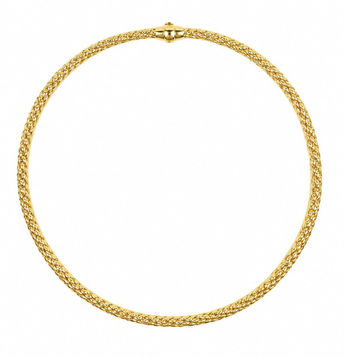 Chimento Stretch Classic 18ct Yellow Gold Necklace 0.01ct