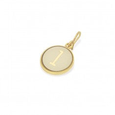 Two Tone Initial L Charm
