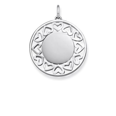 Thomas Sabo Sterling Silver Hearts Pendant