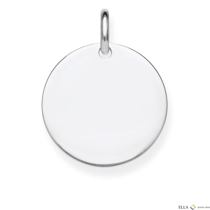 Thomas Sabo Sterling Silver Plain Disc Pendant