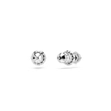 Swarovski Stilla Attract Stud Earrings - Rhodium Plated - White