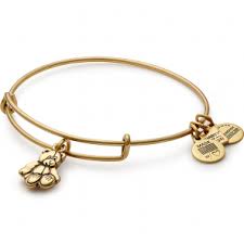 Rafaelian Gold Little Brown Bear Bangle