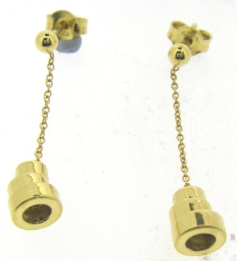 Elegant 9ct Yellow Gold Knot Earrings