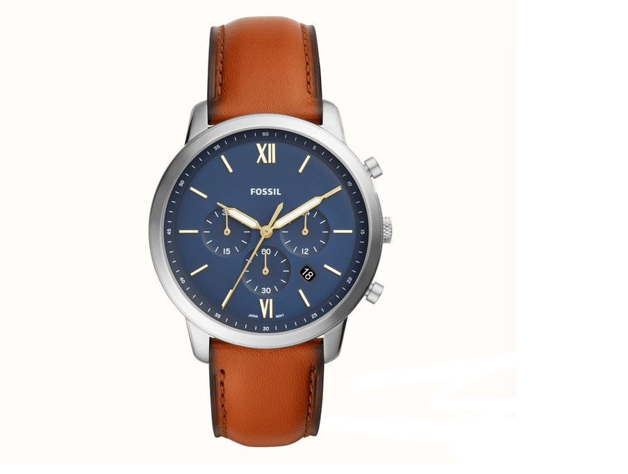 Fossil Mens Neutra Chronograph Blue 44mm watch