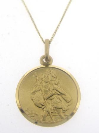 9Y Sml St Christopher Medal 40cm