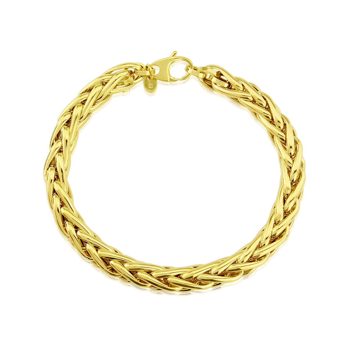 9ct Yellow Gold Palmier Bracelet 7.5'