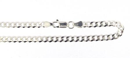 Sterling Silver 46cm Curb Chain