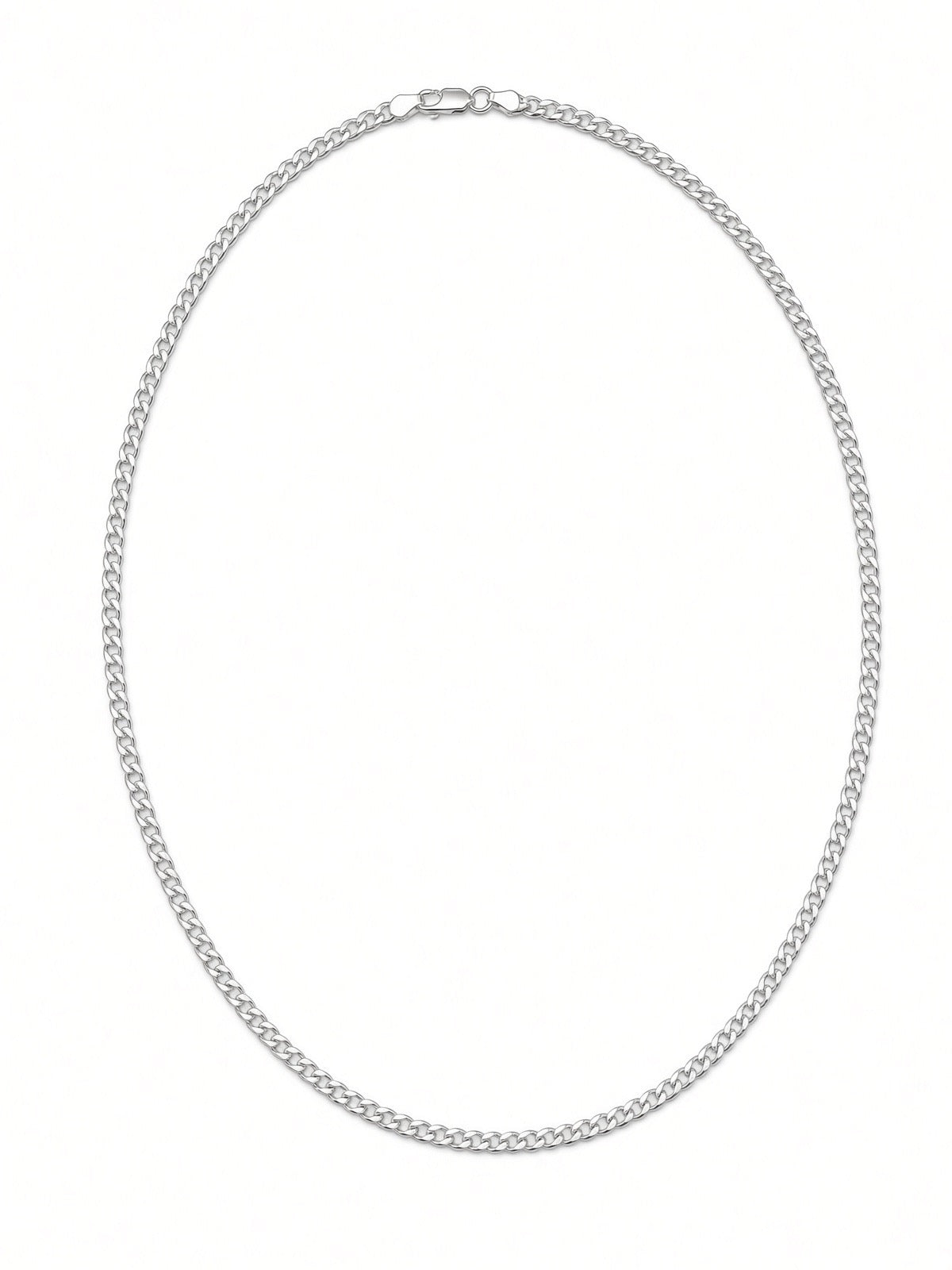 Sterling Silver 55cm 120 Curb Chain