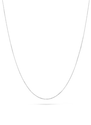 Blush 9ct White Gold Chain - 42cm