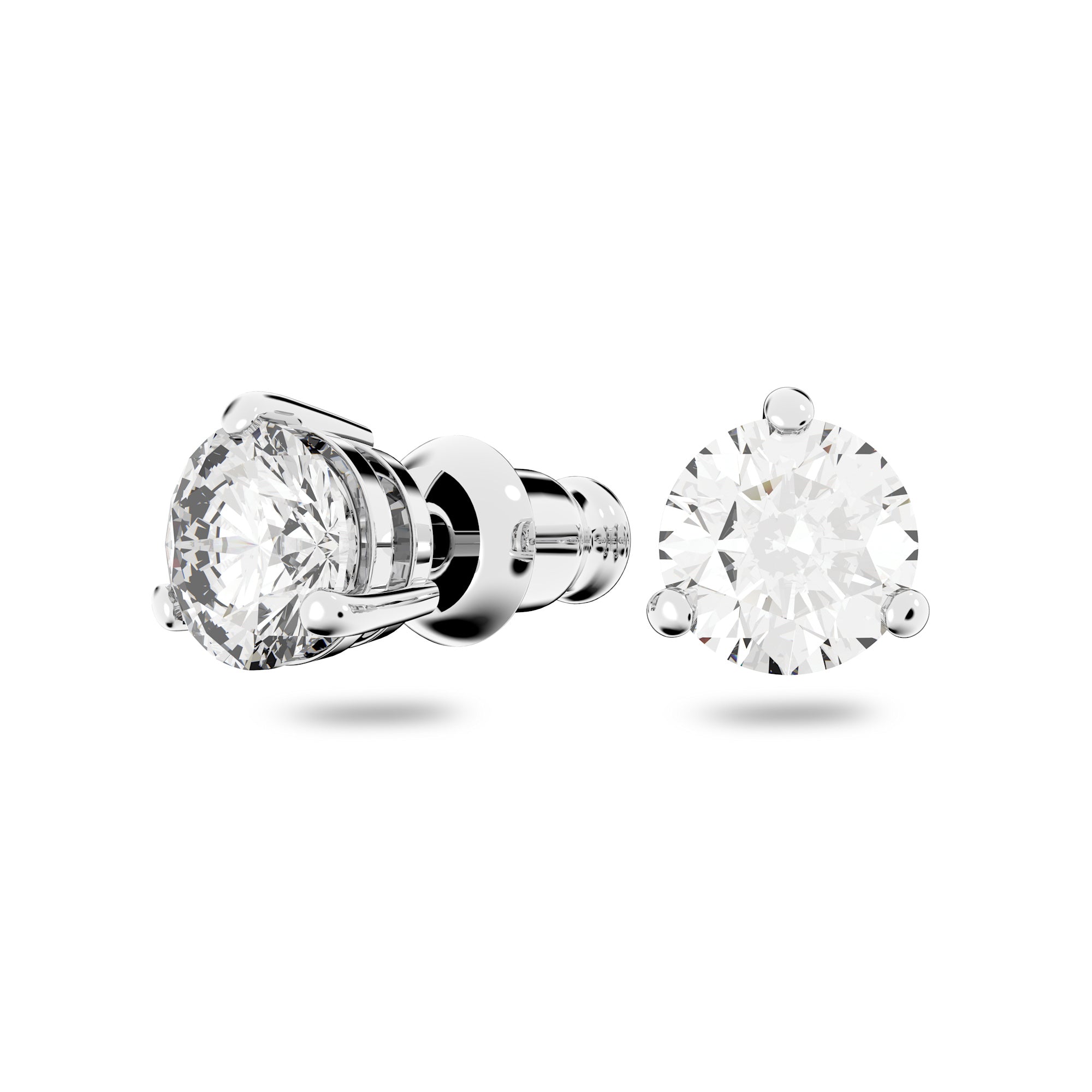 Solitaire:Pierced Earrings