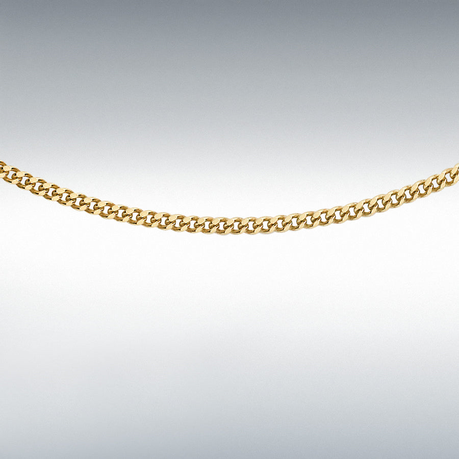 9ct Yellow Gold Adjustable Curb Chain