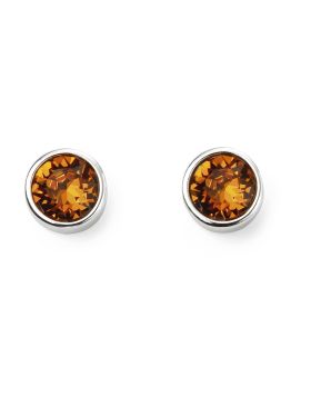 Sterling Silver November Birthstone Earrings
