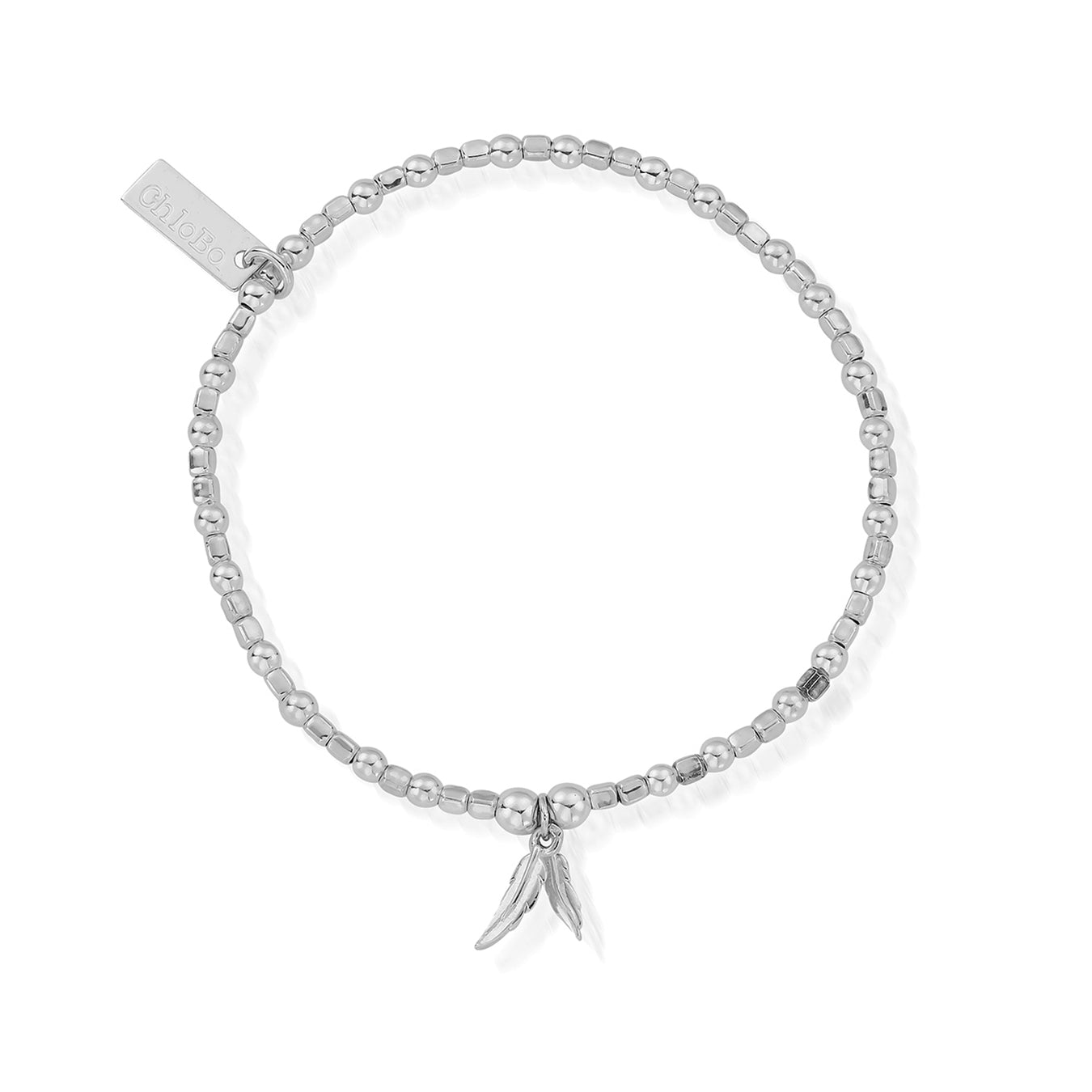Sterling Silver Double Feather Bracelet