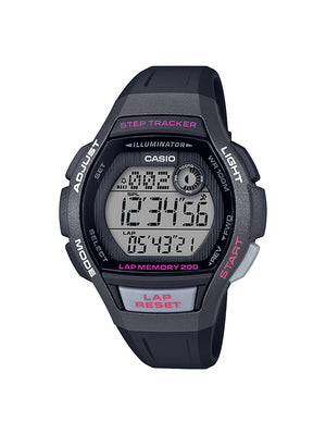 Casio Ladies Digital Step Tracker watch Watch