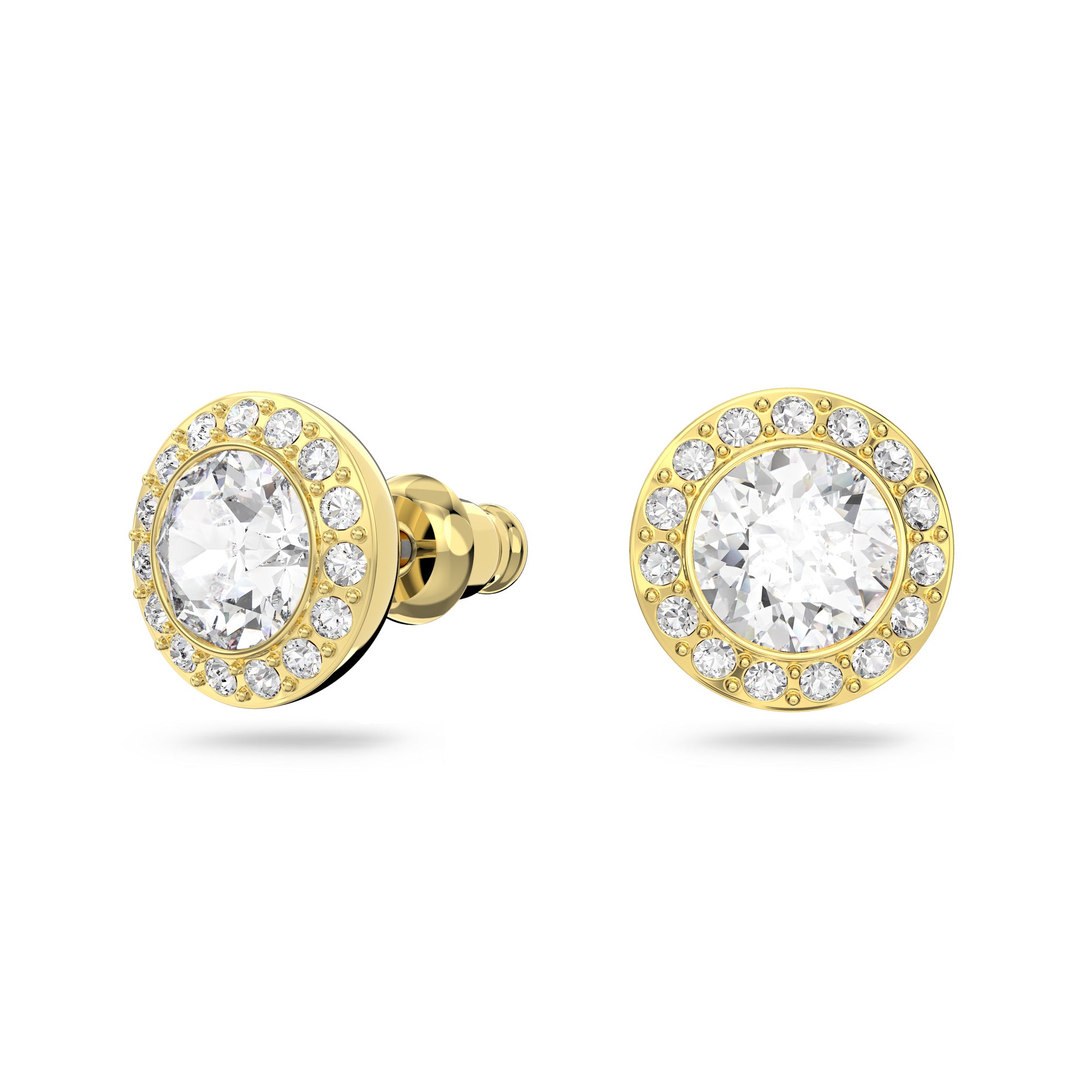 Swarovski Angelic Stud Pierced Earrings - White