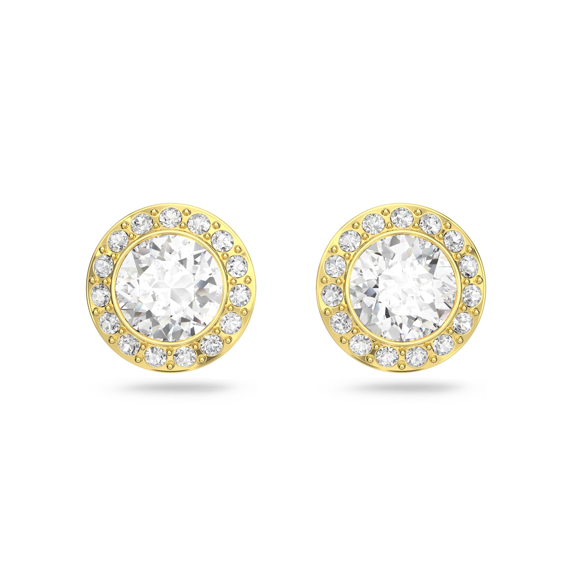 Swarovski Angelic Stud Pierced Earrings - White