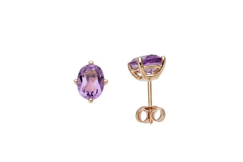 Timeless 9ct Yellow Gold Sapphire Stud Earrings