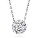 Hearts On Fire 18ct White Gold 0.25ct Fulfillment Pendant