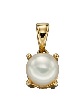 9ct Yellow Gold June Birthstone Pendant