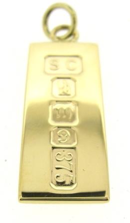 Vintage 9ct Yellow Gold Irish Hallmark Ingot