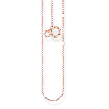 Thomas Sabo Rose Gold Plated Charm Necklace 45cm