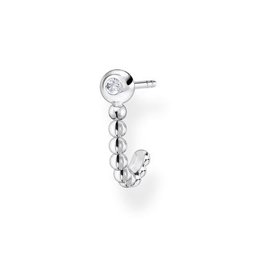 Thomas Sabo Sterling Silver Single Dots Earring with Cubic Zirconia Earrings