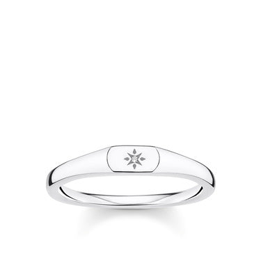 Thomas Sabo Sterling Silver Star Ring with Cubic Zirconia