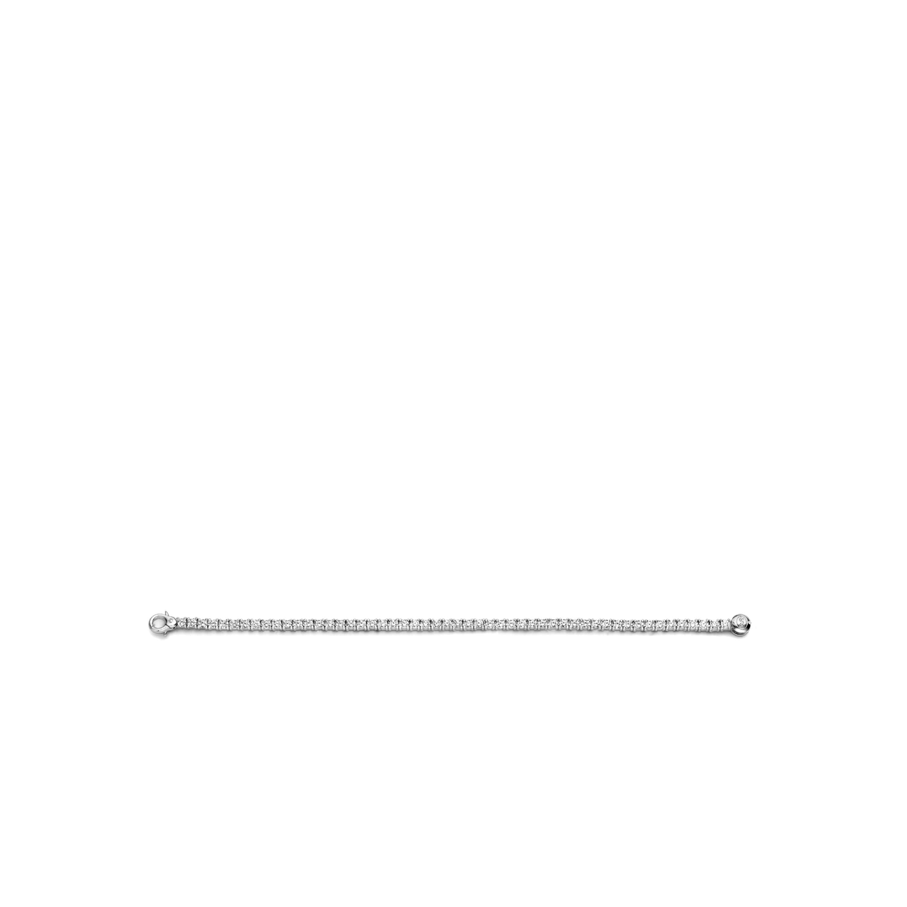 Ti Sento Cubic Zirconia Tennis Bracelet, Sterling Silver