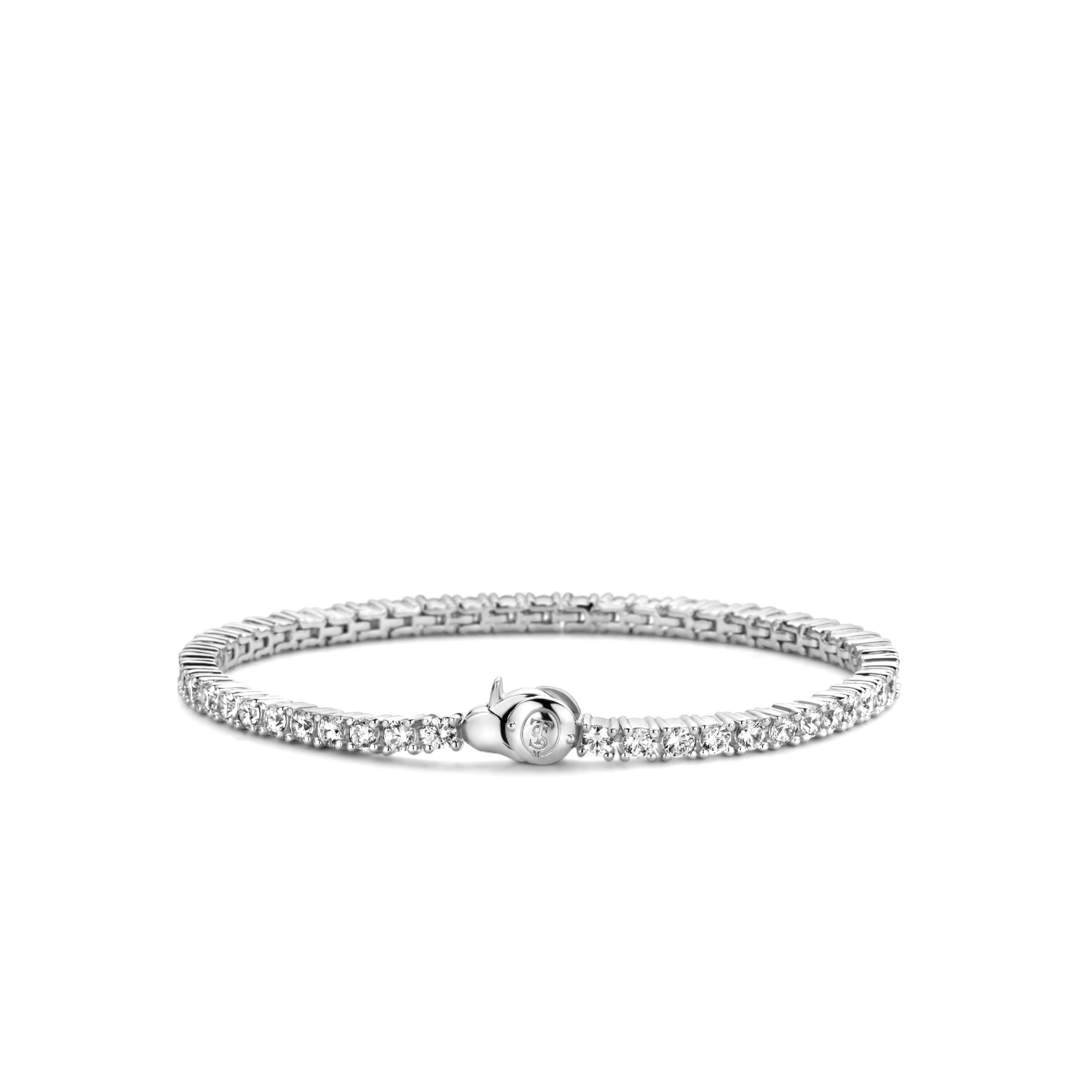 Ti Sento Cubic Zirconia Tennis Bracelet, Sterling Silver
