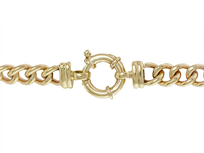9ct Yellow Gold Curb Link Bracelet
