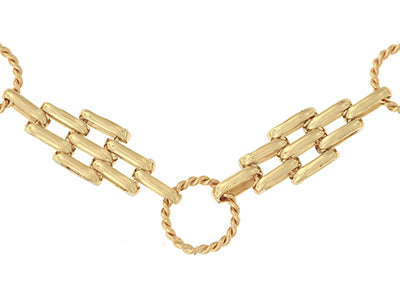 9ct Yellow Gold Hand Made Bracelet