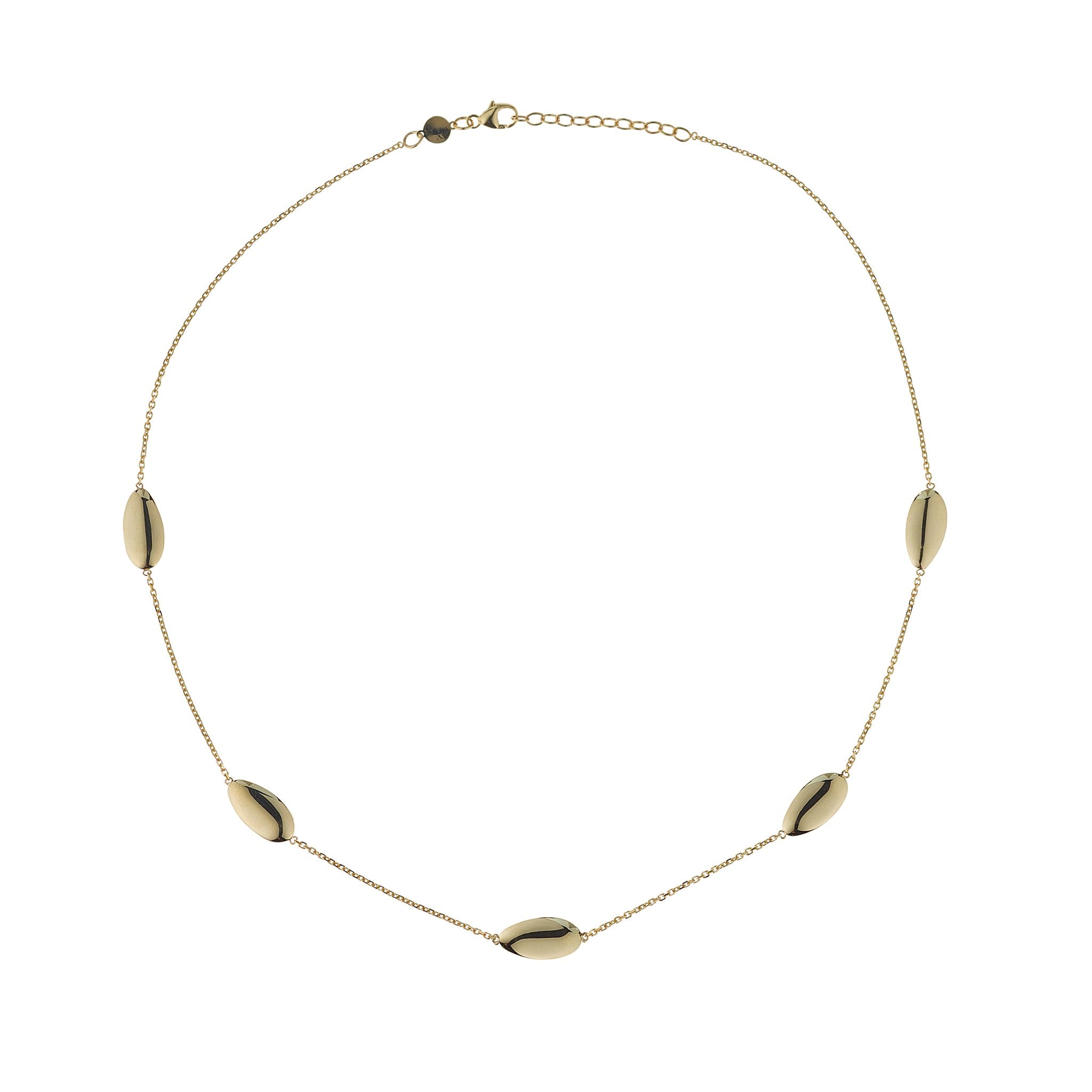 9ct Yellow Gold Oval Chain Necklet