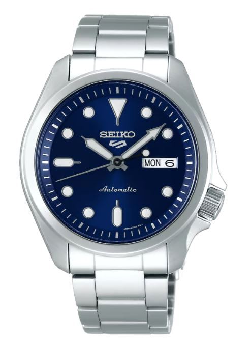 Seiko 5 Sports 40mm Blue Dial Automatic Mens Watch