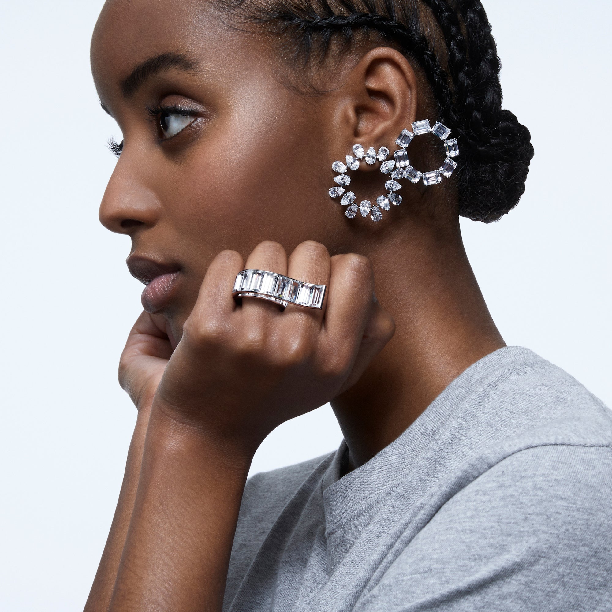 Swarovski Millenia Circle Earrings