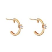 Classic 9ct Yellow Gold Double Hoop Earrings
