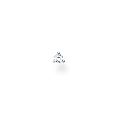 Thomas Sabo Sterling Silver Single Stud Earrings with Cubic Zirconia