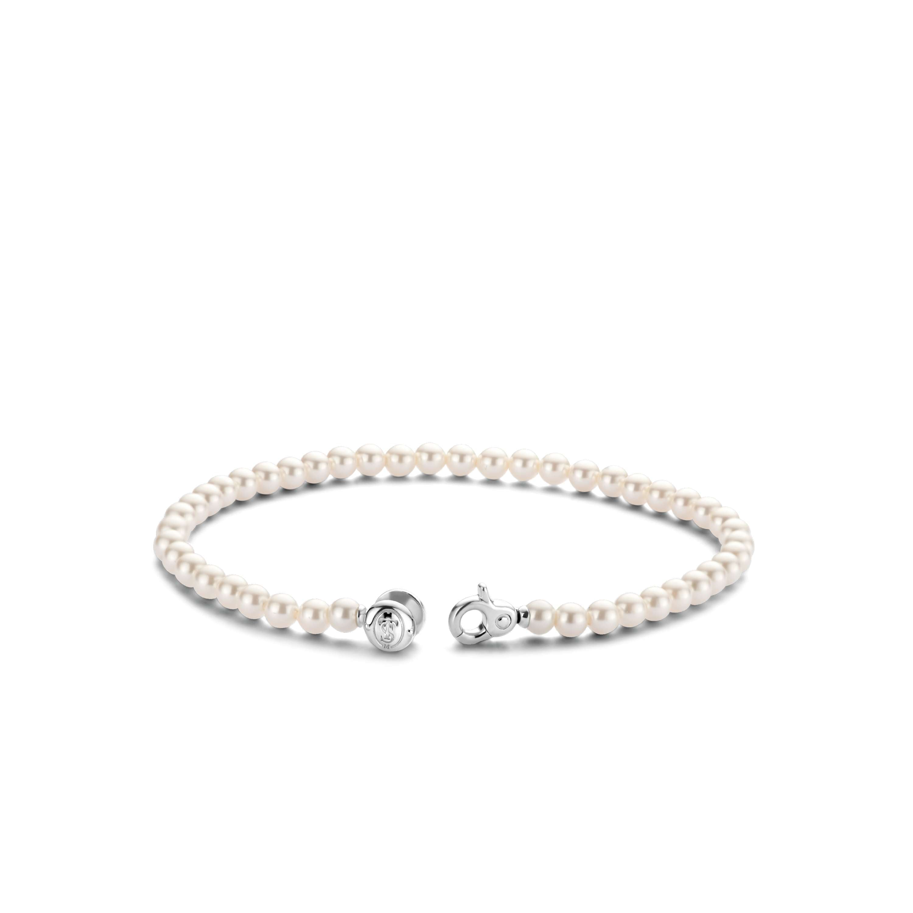 Ti Sento Pearl Bracelet with Sterling Silver Clasp