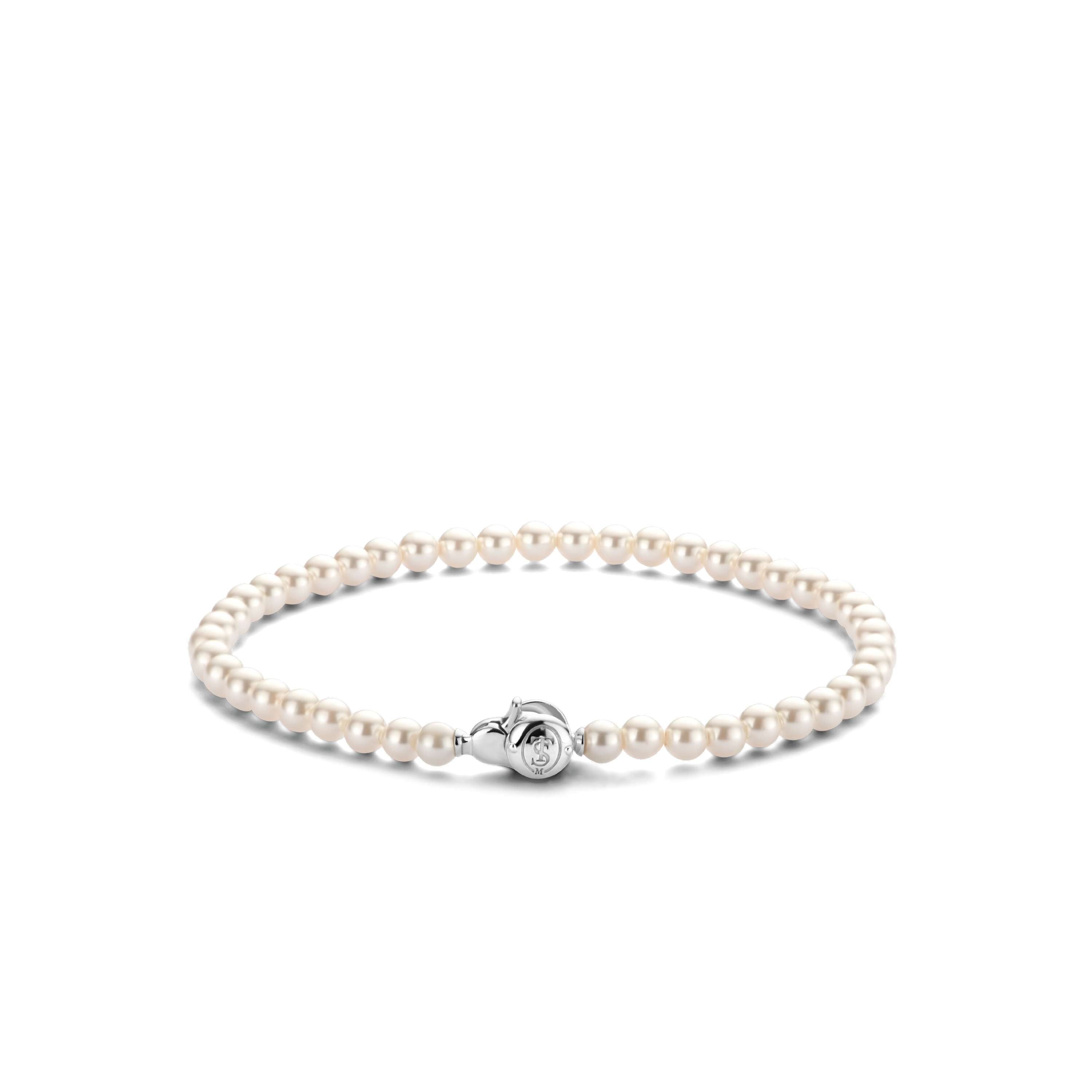 Ti Sento Pearl Bracelet with Sterling Silver Clasp