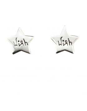 Sterling Silver Wishing Star Earrings