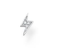 Thomas Sabo Sterling Silver Single Lightning Flash Earrings with Cubic Zirconia