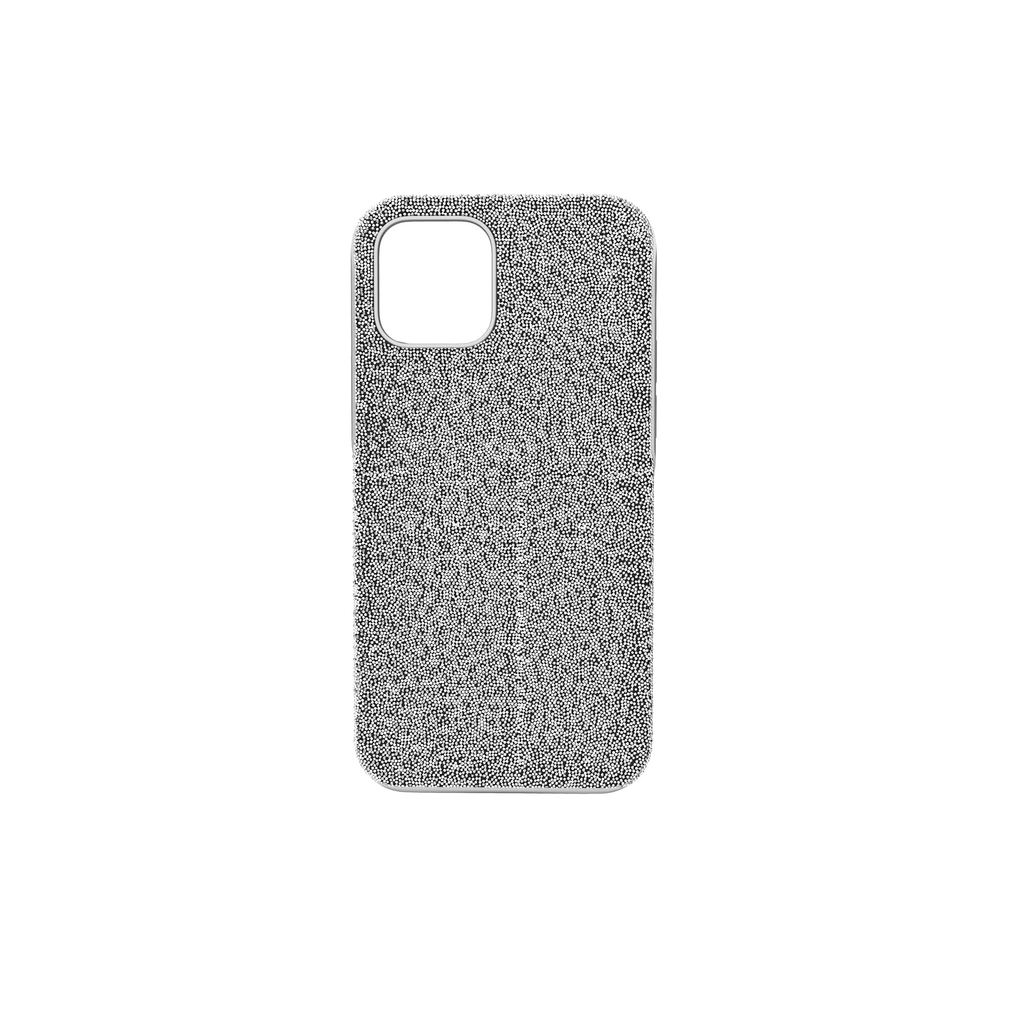 Swarovski High Smartphone Case, iPhone® 12 mini, Silver tone