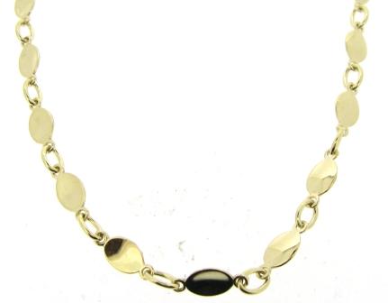 9ct Yellow Gold Fancy Link Necklace